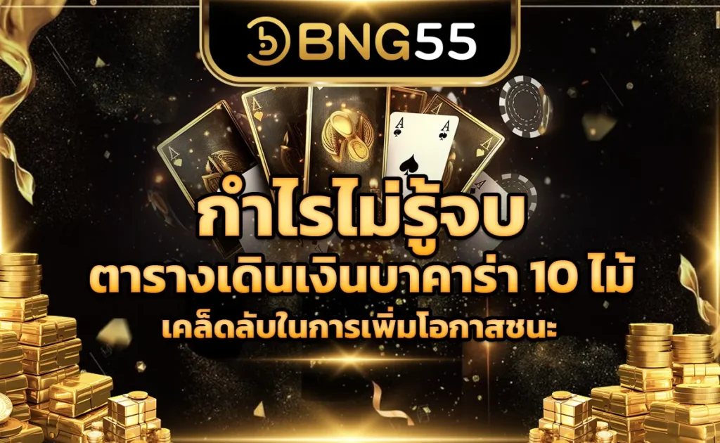 กำไรไม่รู้จบด้วยตารางเดินเงินบาคาร่า 10 ไม้ เคล็ดลับในการเพิ่มโอกาสชนะ